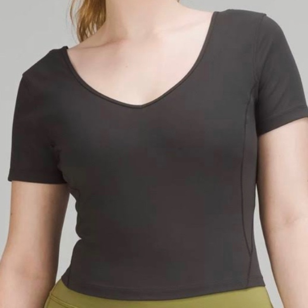 Lululemon Dark Grey Align Tee